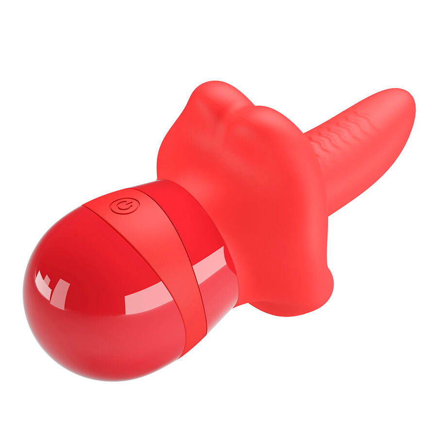 PRETTY LOVE - OBELIA MASTURBATORE VIBRATORE CON LINGUA E MOVIMENTO ORBITALE