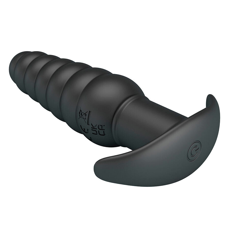 Plug anale vibrante in silicone per prostata
