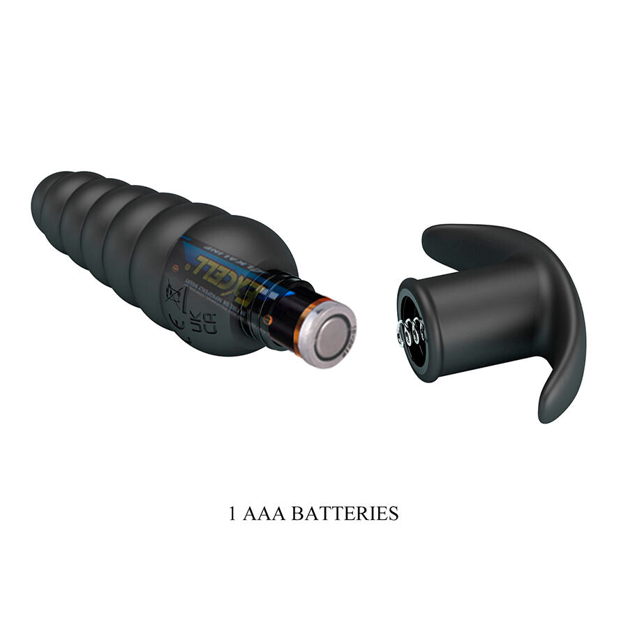 Plug anale vibrante in silicone per prostata