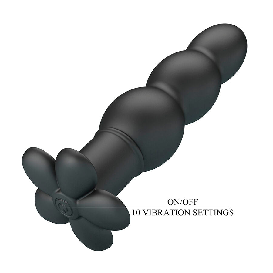 Plug anale vibrante ergonomico per prostata