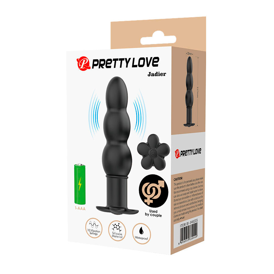 Plug anale vibrante ergonomico per prostata