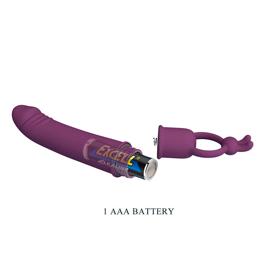 PRETTY LOVE - CORA VIBRATORE A FORMA DI PENE CON ANELLO DI RESISTENZA