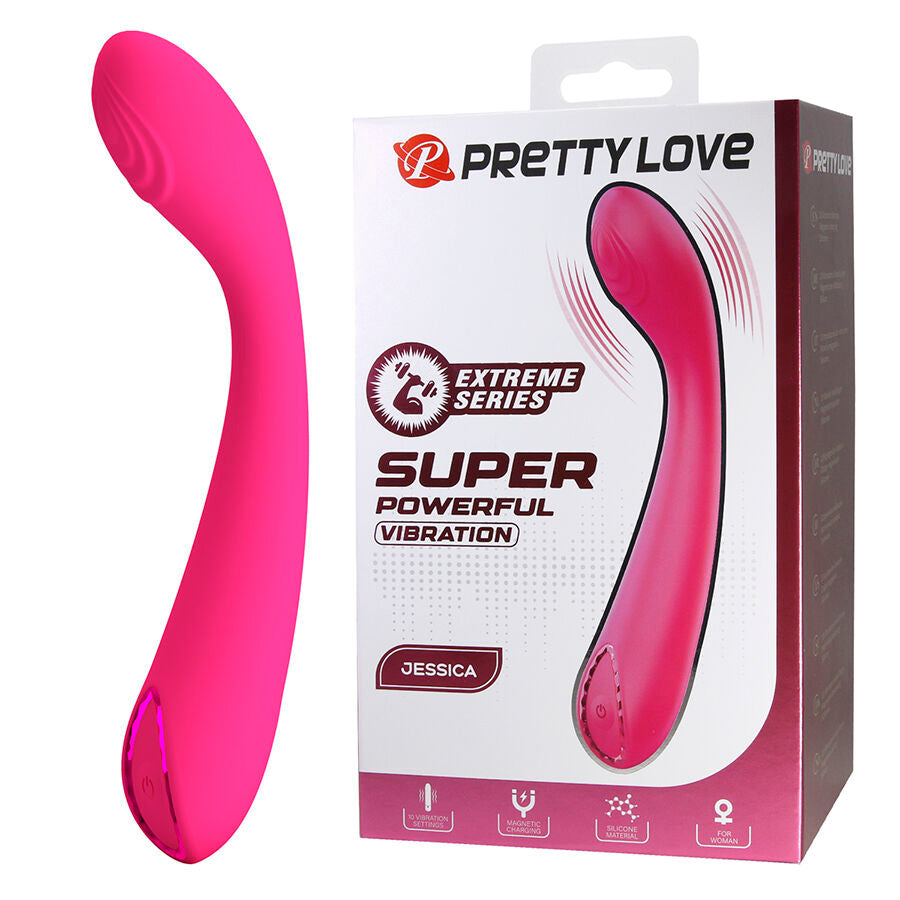 VIBRATORE AD ALTA POTENZA, 10 MODALITÀ DI VIBRAZIONE, SILICONE PREMIUM E RICARICABILE USB