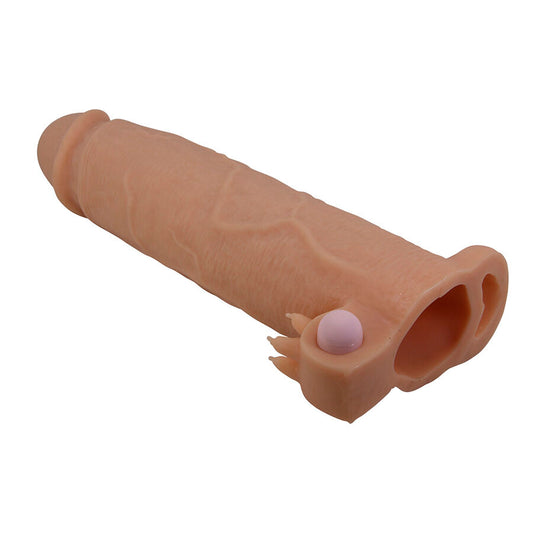 PRETTY LOVE - XERXES GUAINA PER PENE CON STIMOLATORE CLITORIDEO E VIBRAZIONE