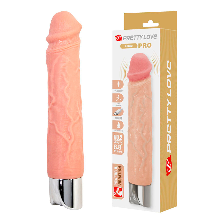 VIBRATORE REALISTICO FLESSIBILE, 10 FUNZIONI DI VIBRAZIONE, RICARICABILE USB