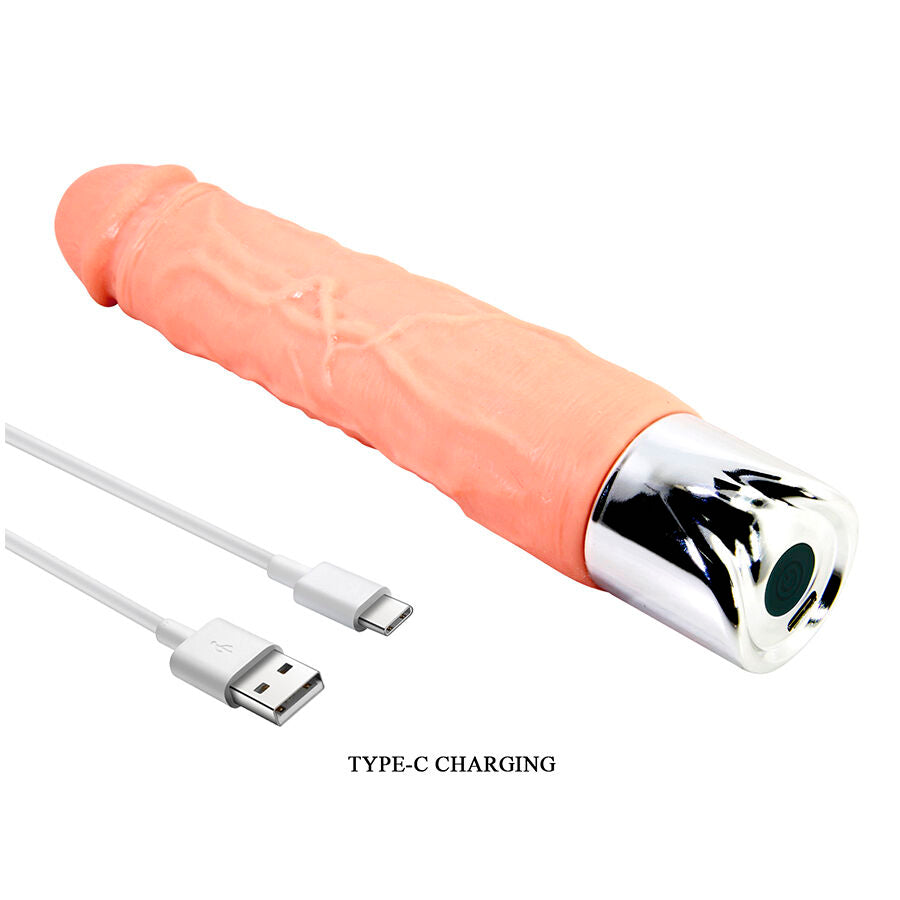 VIBRATORE REALISTICO FLESSIBILE, 10 FUNZIONI DI VIBRAZIONE, RICARICABILE USB