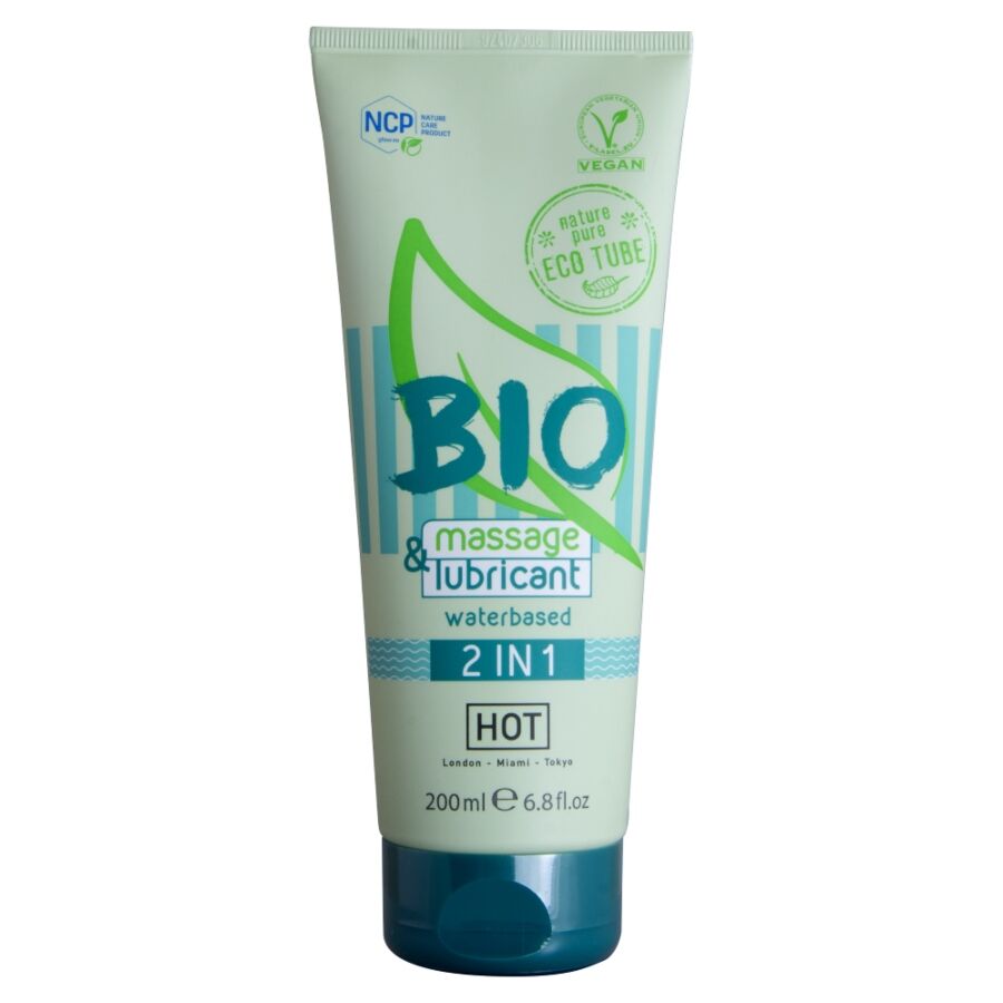 GEL MASSAGGIO E LUBRIFICANTE 2 IN 1, BIO-CERTIFICATO, IDRATAZIONE NATURALE
