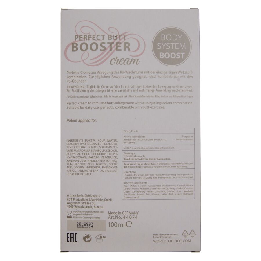 HOT - CREMA RIMPOLPANTE XXL PER IL SEDERE 100 ML