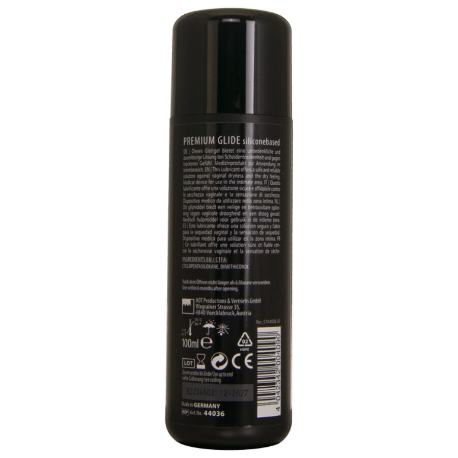 LUBRIFICANTE SILICONE PREMIUM, LUNGA DURATA, TEXTURE SETOSA