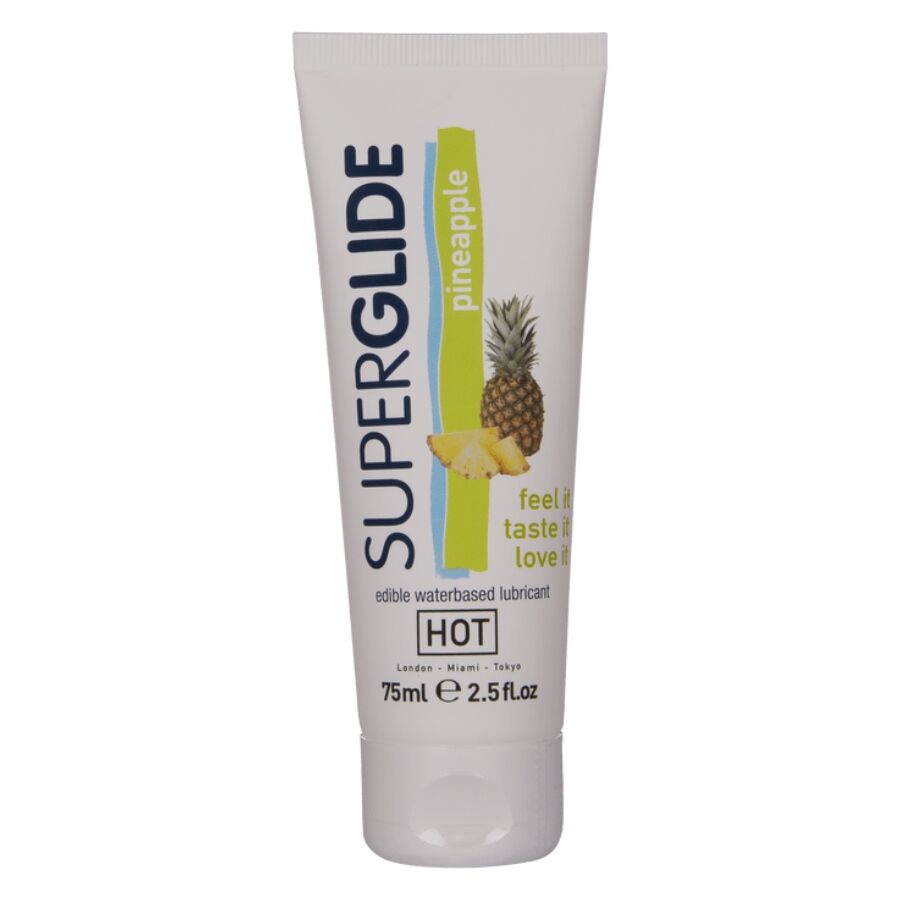 LUBRIFICANTE COMMESTIBILE ANANAS, A BASE D'ACQUA, 75 ML