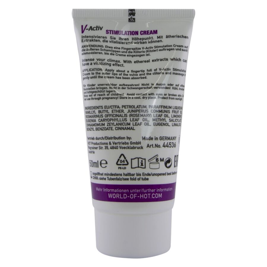 CREMA STIMOLANTE DONNA, FORMULA RINVIGORENTE CON OLI ESSENZIALI, 50 ML