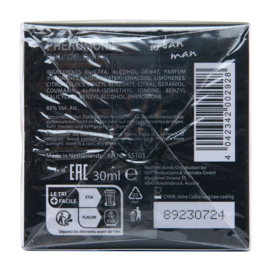 HOT - PROFUMO AI FEROMONI TOKYO URBAN MAN 30 ML
