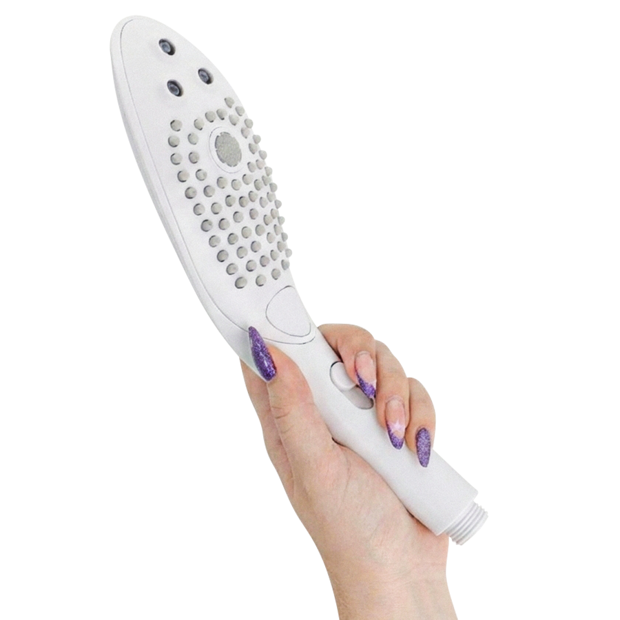 SOFFIONE DOCCIA 2 IN 1 CON STIMOLAZIONE CLITORIDEA, TECNOLOGIA ECOSMARTWATER, DESIGN ERGONOMICO
