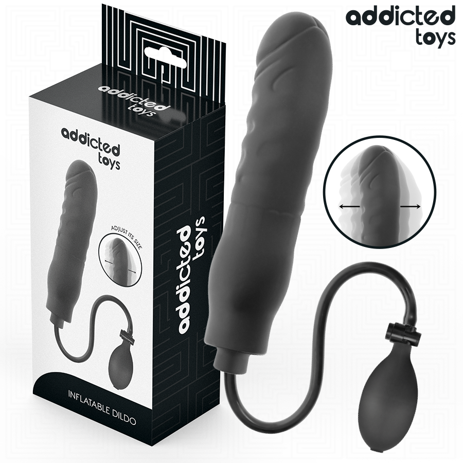 Dildo gonfiabile, misura regolabile in silicone
