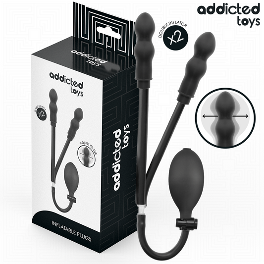 ADDICTED TOYS - DOPPIO TAPPO ANALE GONFIABILE MODELLO 1
