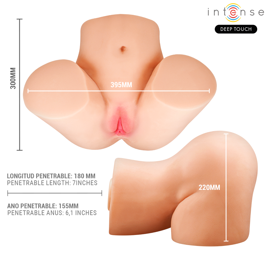 MASTURBATORE VAGINALE CON ASPIRAZIONE, CALORE E VIBRAZIONE