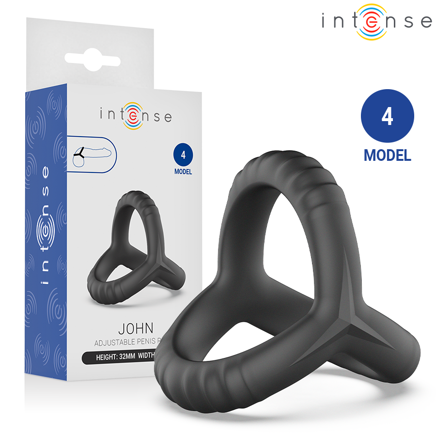 ANELLO PER PENE TRIPLO REGOLABILE, SUPPORTO STABILE E DURATURO, MATERIALE FLESSIBILE SOFT-TOUCH
