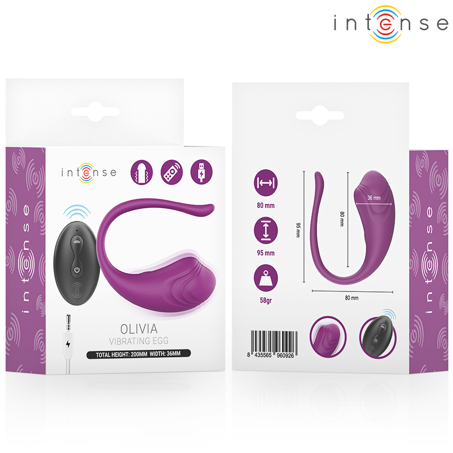 OVETTO VIBRANTE, TELECOMANDO WIRELESS, RICARICA USB