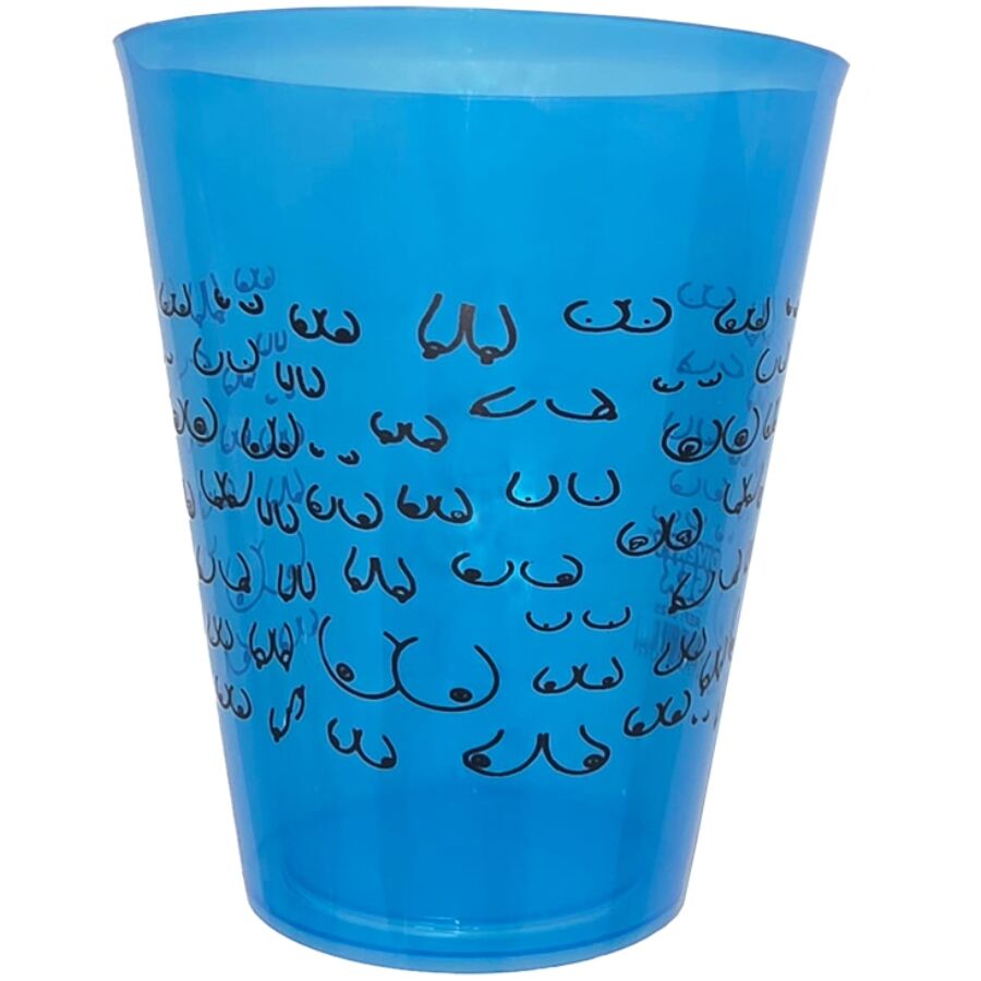 DIABLO PICANTE - TAZZA BLU 500 ML CON TETTONE NERO