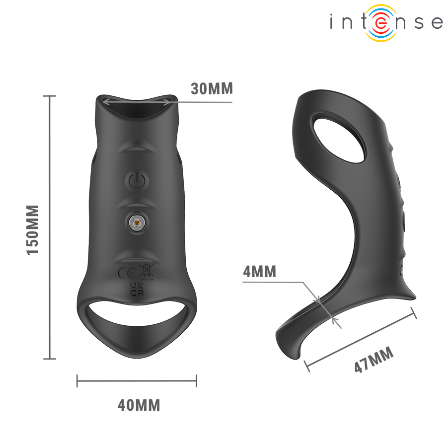 ANELLO VIBRANTE REGOLABILE, STIMOLAZIONE SUPERIORE, COMFORT ELASTICO
