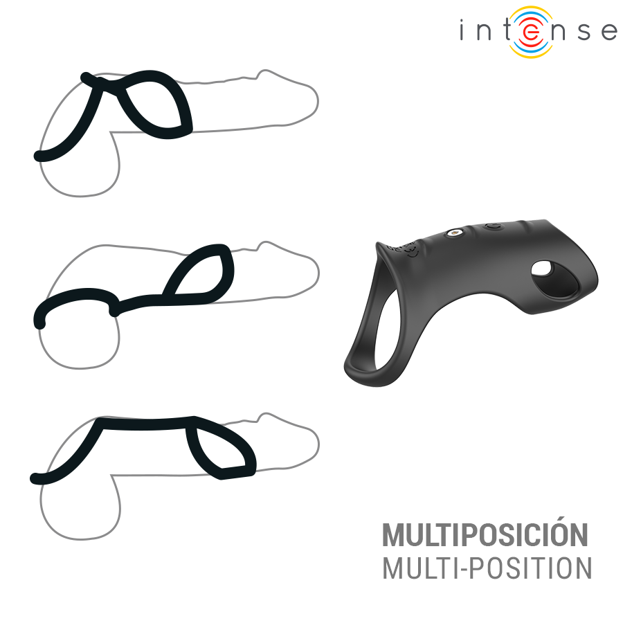 ANELLO VIBRANTE REGOLABILE, STIMOLAZIONE SUPERIORE, COMFORT ELASTICO