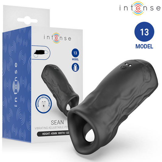 INTENSE - SEAN ANELLO PER PENE VIBRANTE REGOLABILE MODELLO 13