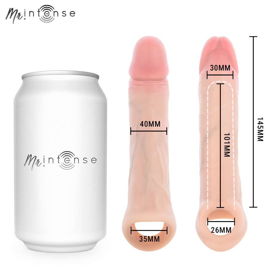 MR INTENSE - ARNOLD M VIBRATORE IN SILICONE PER PENE CON TELECOMANDO 14,5 CM -Ø- 4 CM