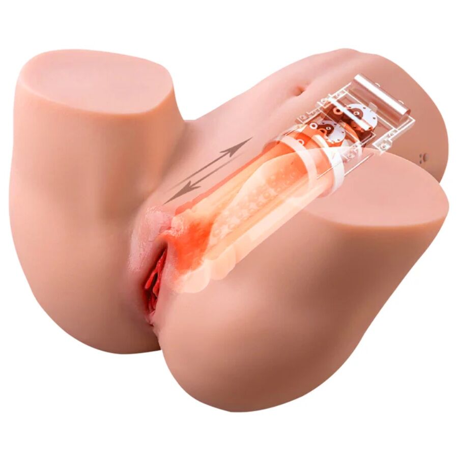 MASTURBATORE FEMMINILE, FUNZIONE ASPIRAZIONE 7 MODALITÀ, MATERIALE TPR REALISTICO, 6 KG