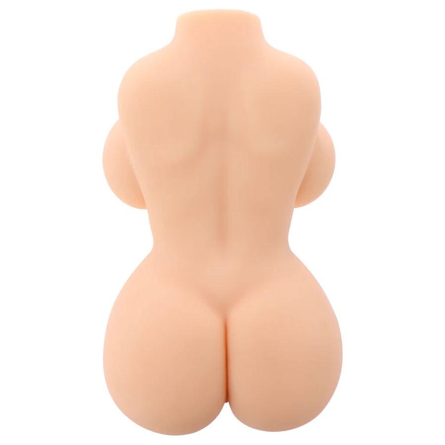 TORSO MASTURBATORE REALISTICO, DOPPIO CANALE, MATERIALE TPE PREMIUM, 5 KG