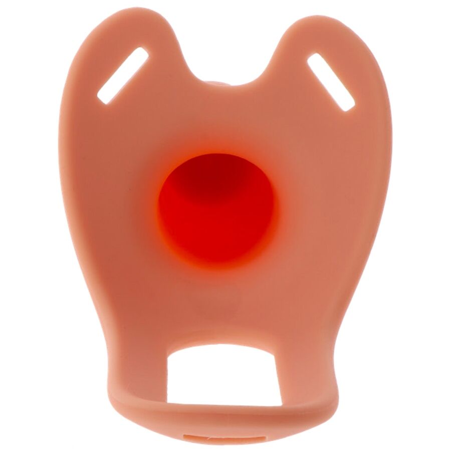 GUAINA VIBRANTE CON STRAP-ON 20 CM, TELECOMANDO WIRELESS, SILICONE MEDICO