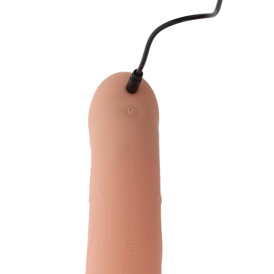 GUAINA VIBRANTE CON STRAP-ON 20 CM, TELECOMANDO WIRELESS, SILICONE MEDICO