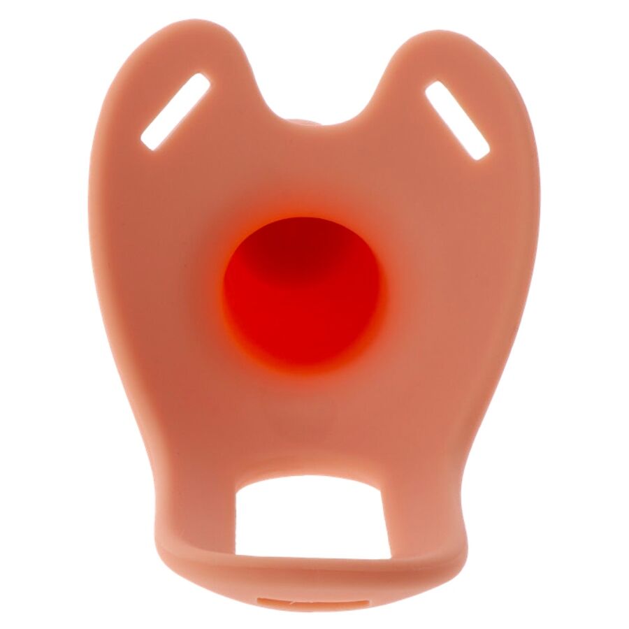 GUAINA PER PENE CON STRAP-ON 16 CM, SILICONE MEDICO, IMBRACATURA REGOLABILE
