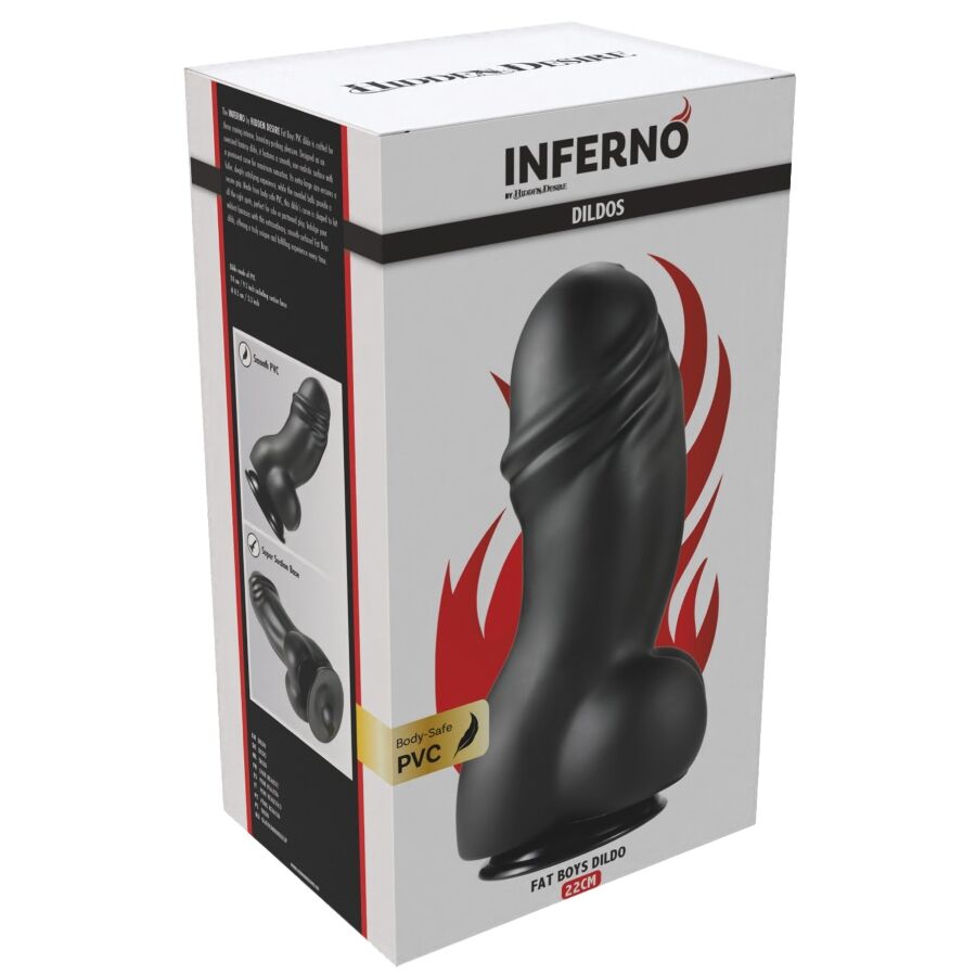 DILDO VOLUME ESTREMO, 22 CM, VENTOSA EXTRA FORTE
