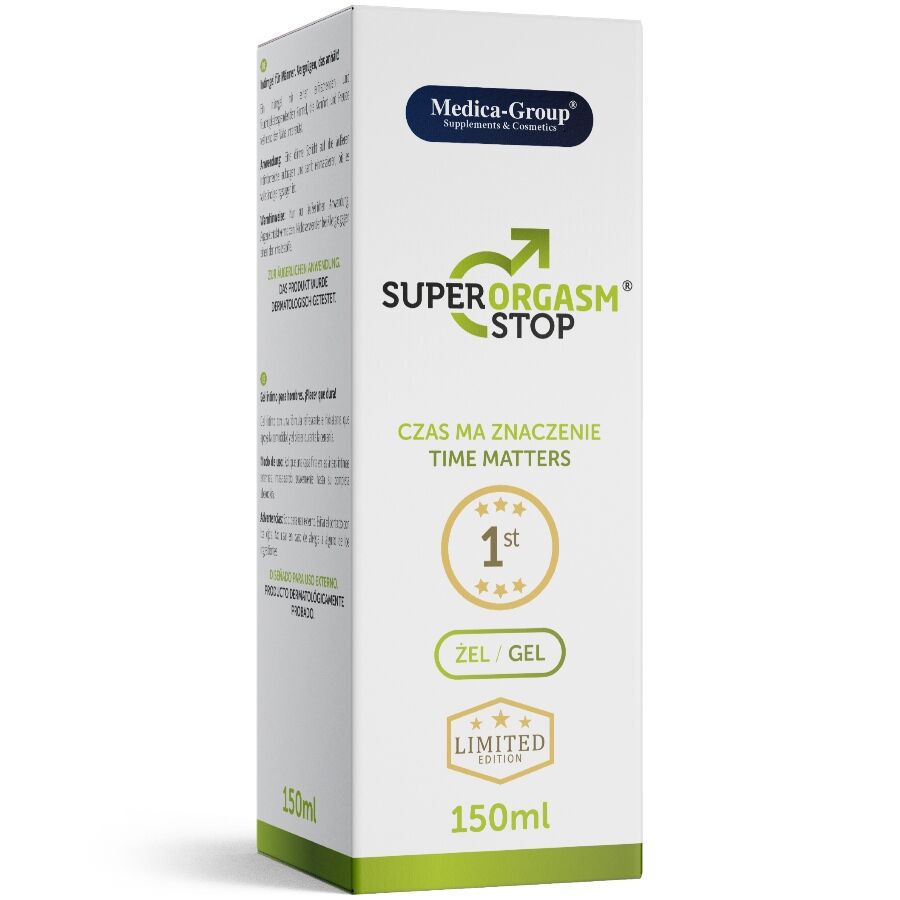 MEDICA GROUP - SUPER ORGASM STOP GEL INTIMO UOMO 150 ML