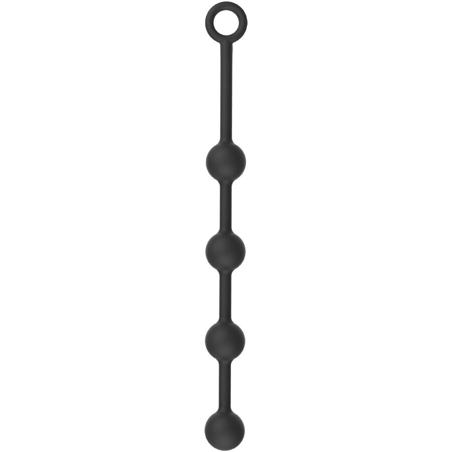 SFERE ANALI PESANTI LARGE, SILICONE MEDICO, ANELLO DI SICUREZZA