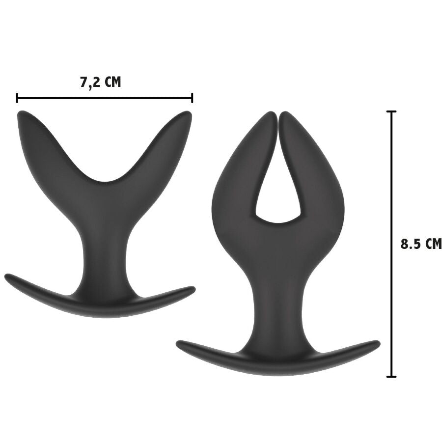 PLUG ANALE ESPANDIBILE, SILICONE MEDICALE, DESIGN AD ANCORA