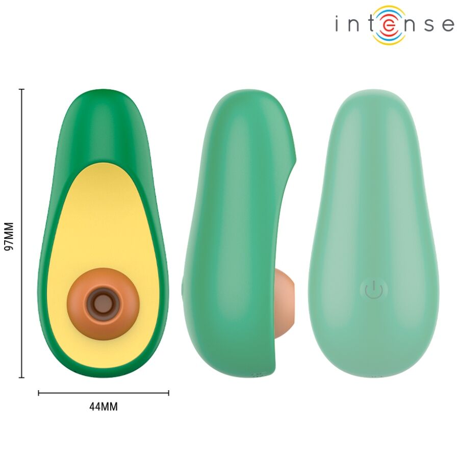 INTENSE - WAKI STIMOLATORE CLITORIDEO AD ASPIRAZIONE AVOCADO