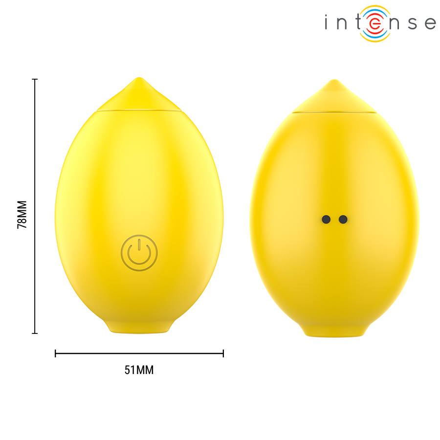 STIMOLATORE CLITORIDE A SUZIONE, DESIGN A LIMONE, TECNOLOGIA ARIA INNOVATIVA