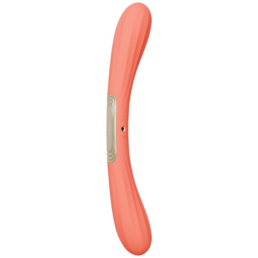 VIBRATORE DOPPIA ESTREMITÀ, IMPERMEABILE E RICARICABILE USB, 8 MODALITÀ + APP ESCLUSIVA