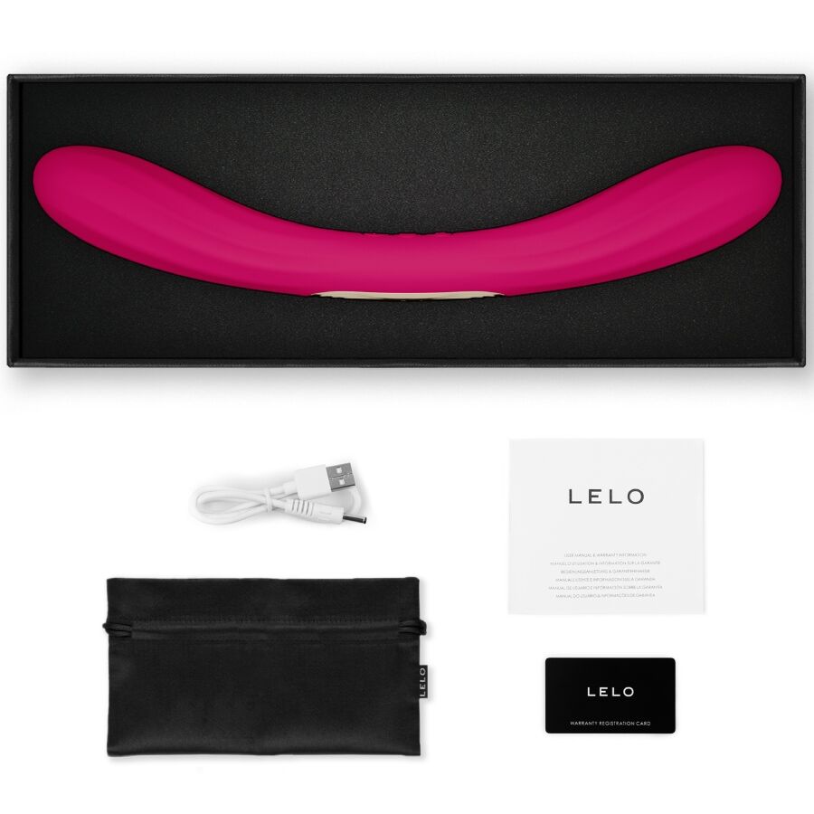 LELO - BOOMERANG VIBRATORE A DOPPIA ENDA CERISE