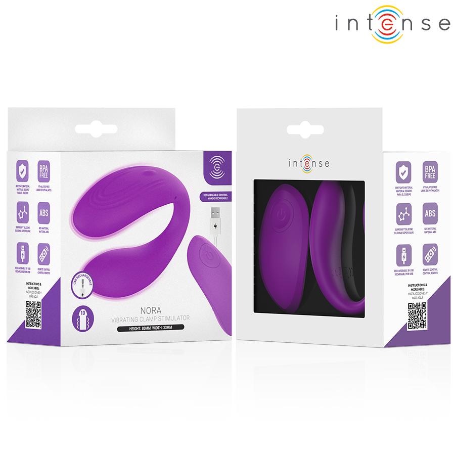 STIMOLATORE VIBRANTE A MORSETTO, DOPPIA STIMOLAZIONE, 10 PROGRAMMI WIRELESS