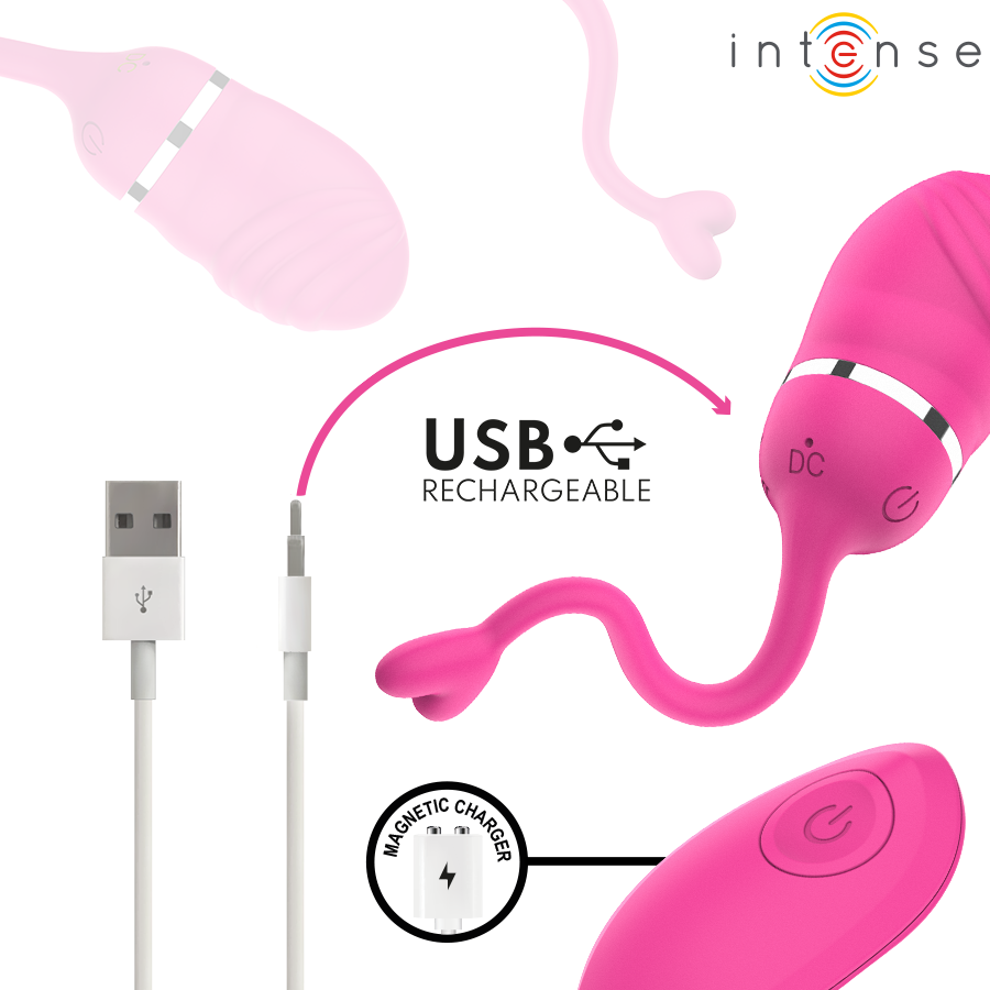 OVETTO VIBRANTE, TELECOMANDO WIRELESS, 10 PROGRAMMI INTENSI