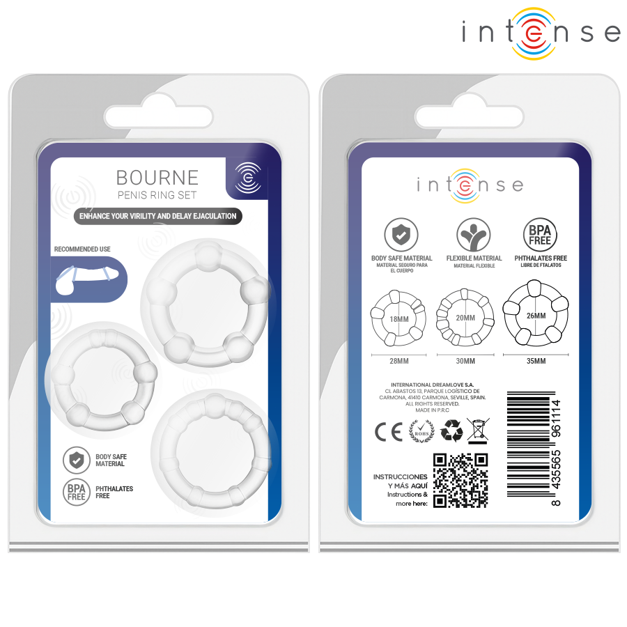 ANELLI PENE ERGONOMICI, SILICONE MEDICALE, IMPERMEABILI