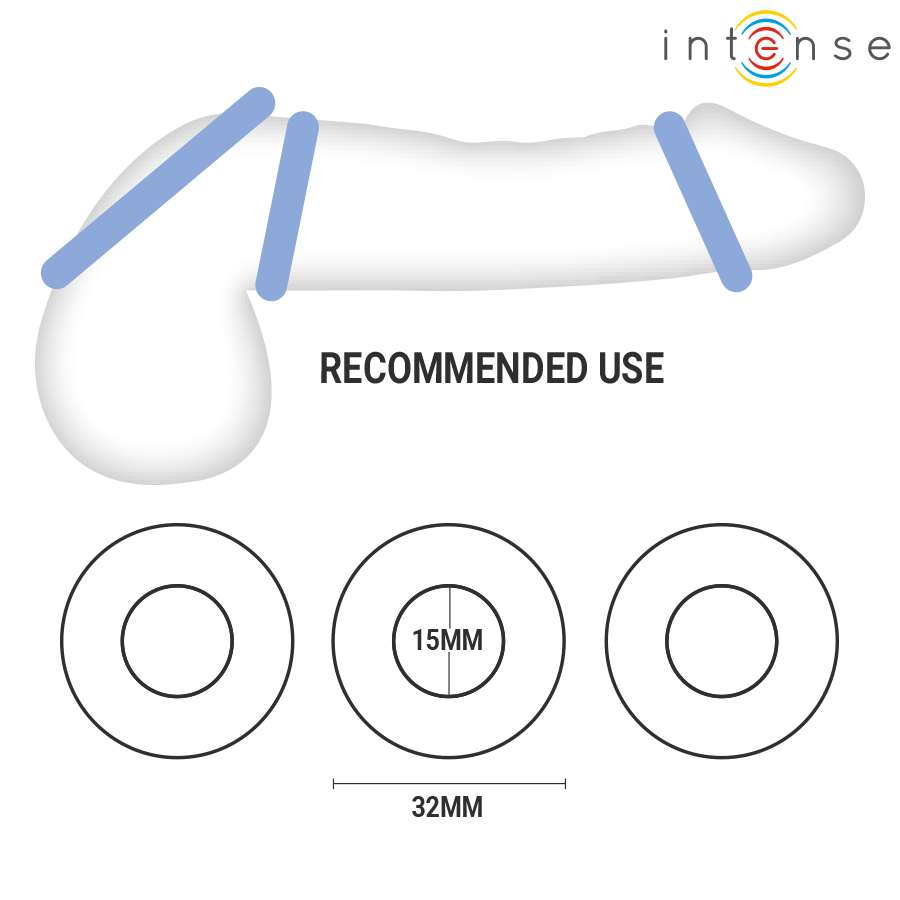 ANELLI PENE ERGONOMICI, SILICONE MEDICALE, IMPERMEABILI