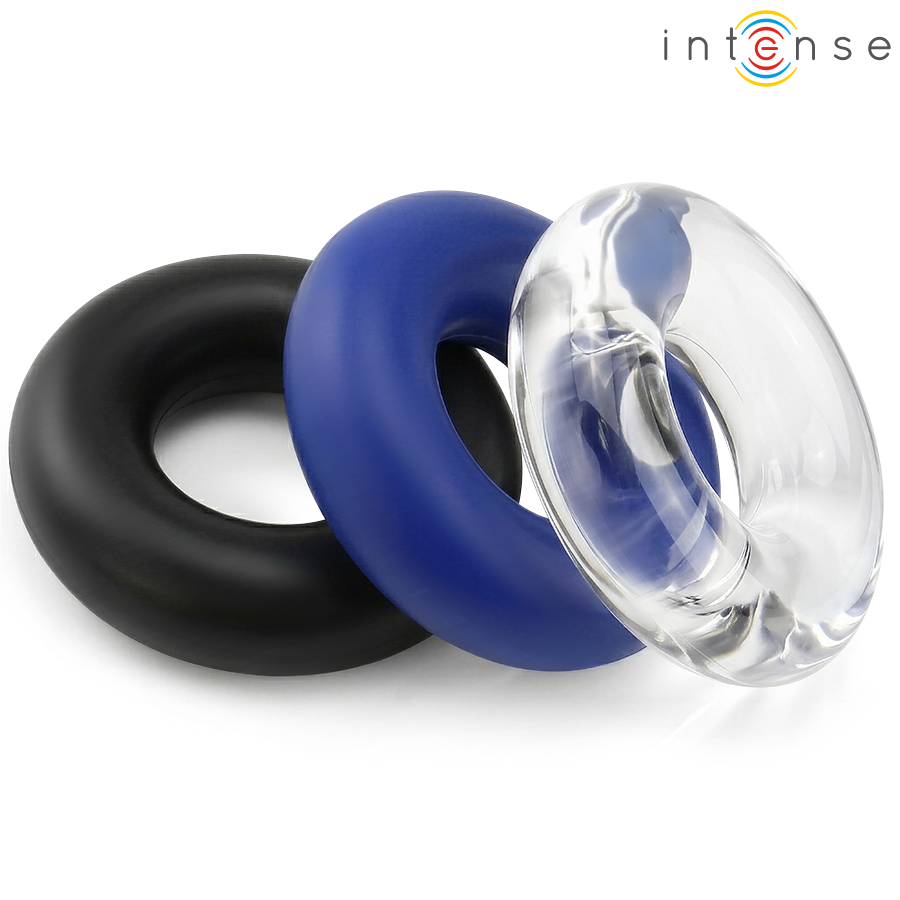ANELLI PENE ERGONOMICI, SILICONE MEDICALE, IMPERMEABILI