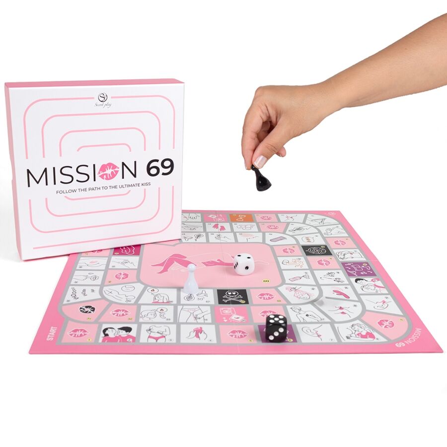 GIOCO DA TAVOLO EROTICO PER COPPIE, SFIDE PICCANTI INTERATTIVE, PERCORSO FINO ALLA CASELLA 69