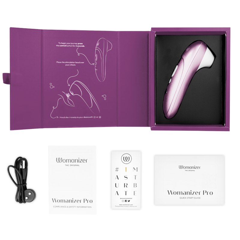WOMANIZER - STIMOLATORE CLITORIDEO PRO VIBRANTE LILLA
