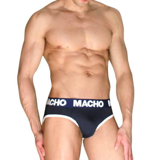 MACHO - MCH008 Slip classico blu navy taglia M