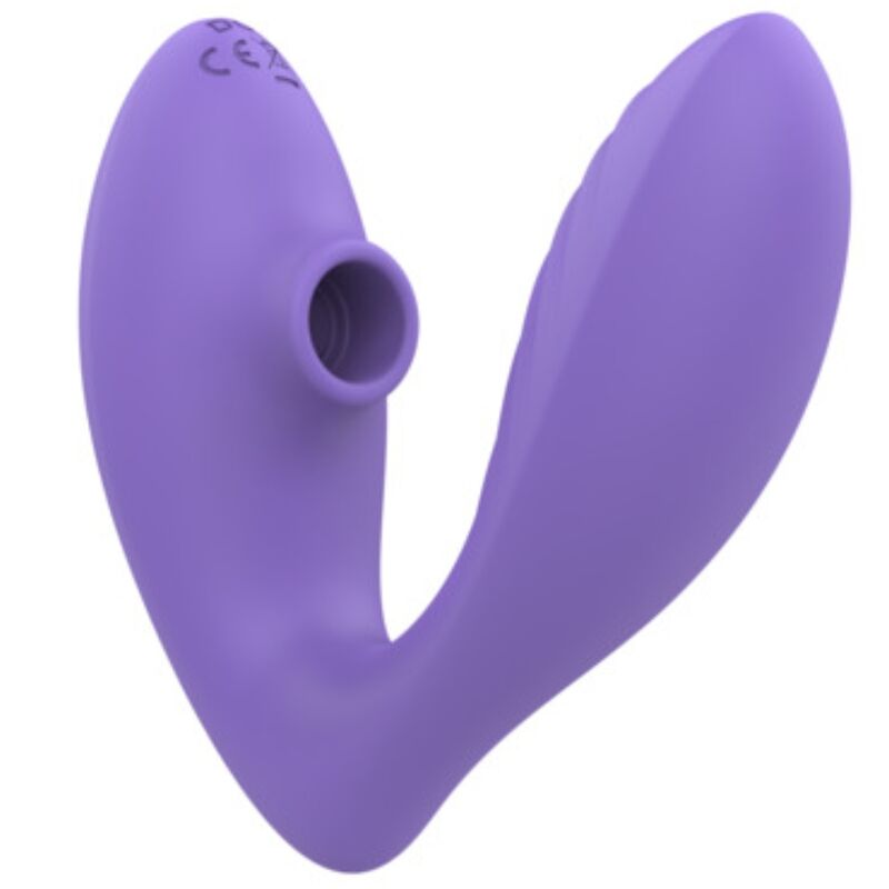 STIMOLATORE PUNTO G CON ASPIRAZIONE CLITORIDEA, SILICONE MEDICALE, RICARICABILE USB