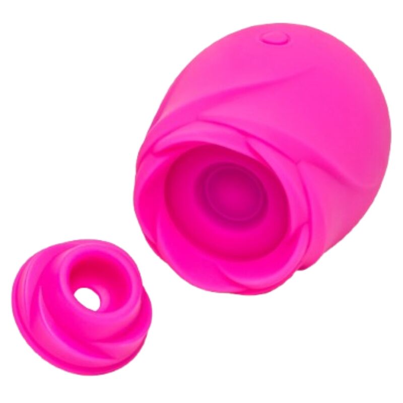 STIMOLATORE CLITORIDEO AD ARIA PULSANTE, DESIGN A ROSA, 10 MODALITÀ DI INTENSITÀ